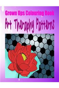 Grown Ups Colouring Book Art Theraphy Patterns Mandalas