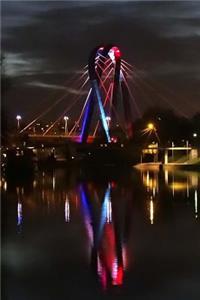 Night View of the University Bridge in Bydgoszcz, Poland Journal
