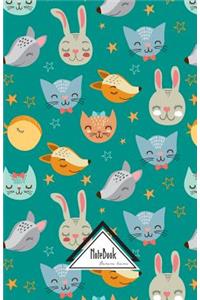 Notebook Journal Dot-Grid, Graph, Lined, No lined