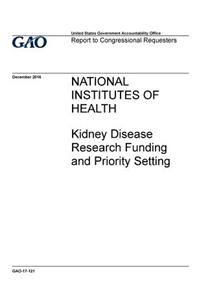 NATIONAL INSTITUTES OF HEALTH Kidney Disease Research Funding and Priority Setting
