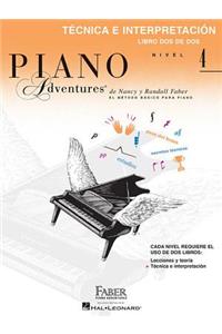 Technica e interpretacion, Nivel 4