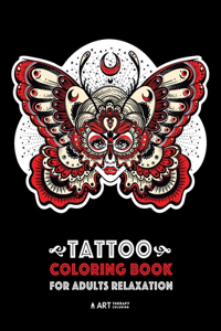 Tattoo Coloring Book For Adults Relaxation