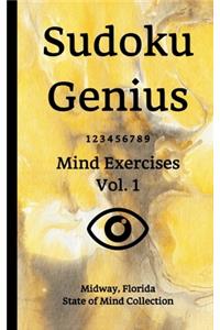 Sudoku Genius Mind Exercises Volume 1