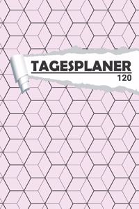 Tagesplaner Hexagon rosa