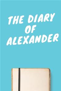 The Diary Of Alexander Boys A beautiful personalized
