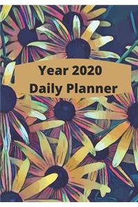 Year 2020 Fully Dated Monthly, Weekly And Daily Calender Yearly Planner