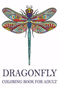 dragonfly coloring books for adult