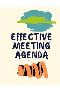 Effective Meeting Agenda