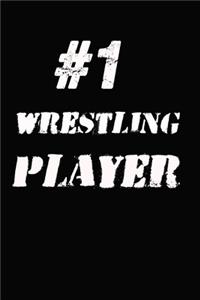 #1 Wrestling Player Notebook