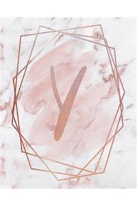 Letter Y Lined Journal