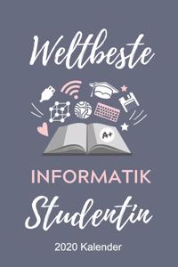 Weltbeste Informatik Studentin 2020 Kalender
