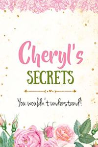 Cheryl's Secrets personalized name notebook for girls and women