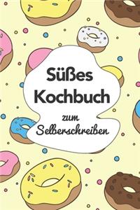Süßes Kochbuch zum Selberschreiben