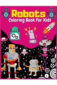 Robot Coloring Book for kids