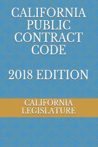 California Public Contract Code 2018 Edition