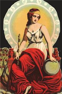 Vintage 1920s Roman Goddess Journal: 150 Page Lined Notebook/Diary