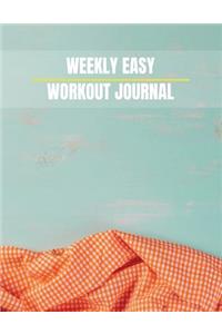 Weekly Easy Workout Journal