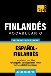 Vocabulario español-finlandés - 3000 palabras más usadas