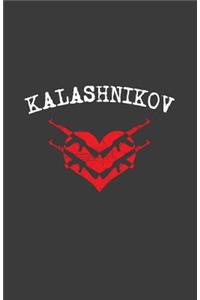Kalashnikov - Standard (5.5 X 8.5 Inches) 100 Pages Journal Composition Notebook, School Exercise Book