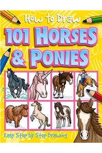 How to Draw 101 Horses & Ponies