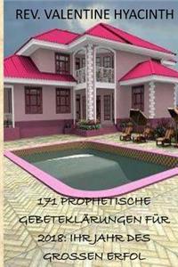 171 Prophetische Gebeteklarungen Fur 2018