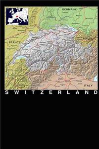 Modern Day Color Map of Switzerland Journal