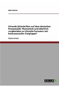Schwule Zeitschriften auf dem deutschen Pressemarkt