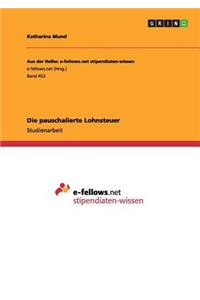 pauschalierte Lohnsteuer
