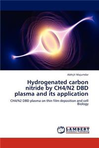 Hydrogenated carbon nitride by CH4/N2 DBD plasma and its application