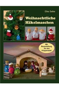 Weihnachtliche Häkelmaschen