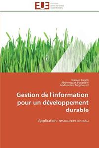 Gestion de l'information pour un développement durable