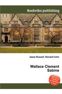 Wallace Clement Sabine