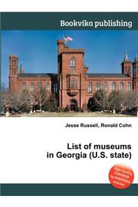 List of Museums in Georgia (U.S. State)