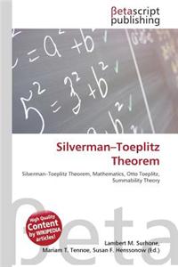 Silverman-Toeplitz Theorem