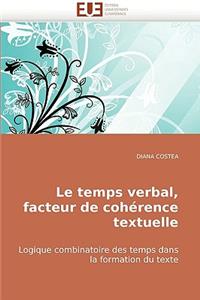 temps verbal, facteur de cohérence textuelle