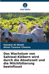 Das Wachstum von Sahiwal-Kälbern wird durch die Absetzzeit und die Milchfütterung beeinflusst