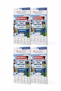 Oswaal One For All Question Banks NCERT & CBSE Class 6 (Set of 4 Books) Maths, Science, Social Science, And English (For Latest Exam)
