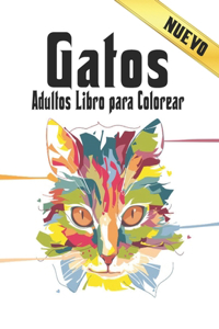 Gatos Libro para Colorear Adultos