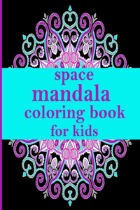 space mandala coloring book for kids