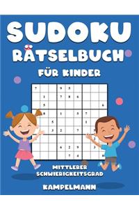 Sudoku Rätselbuch für Kinder Mittlerer Schwierigkeitsgrad