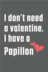I don't need a valentine, I have a Papillon