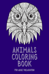 Animals Coloring Book For Adult Relaxation