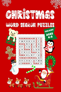 Christmas Word Search Puzzles for Kids Ages 4-8