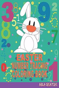 Easter Number Tracing Coloring Book
