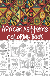 African patterns coloring book