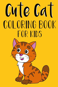 Cute Cat Coloring Book For Kids