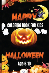 Happy Halloween Coloring Book For Kids