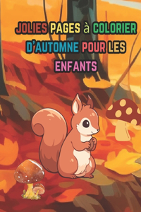jolies pages à colorier d'automne pour les enfants