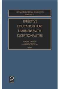 Effective Education for Learners with Exceptionalities