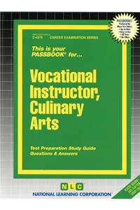 Vocational Instructor, Culinary Arts